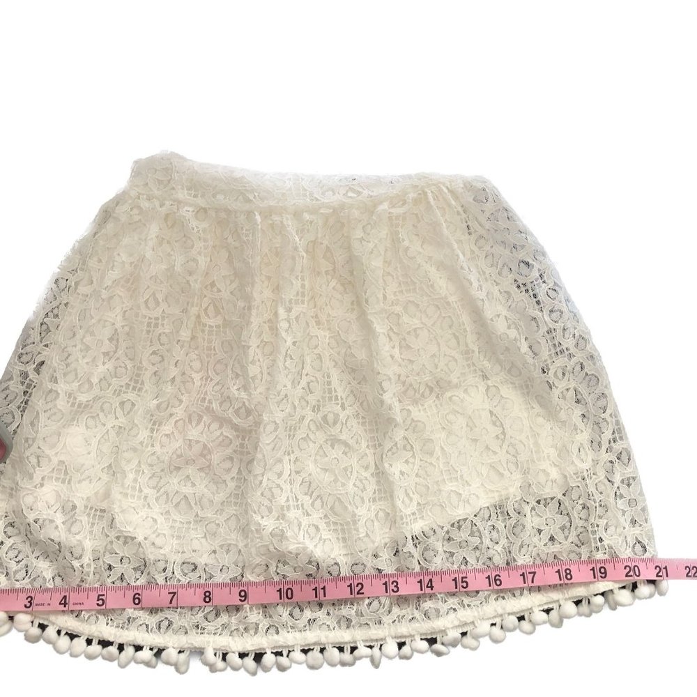 2 Bunnies Ivory Dress Vintage Sunflower Lace Design Cottagecore Size 3T - Picture 11 of 16